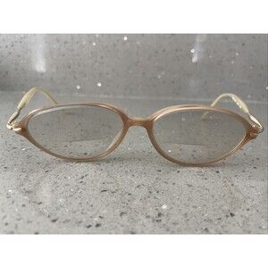 Nine West Eyeglasses Frames Only 4 5WR 130 Full Rim oval pink beige